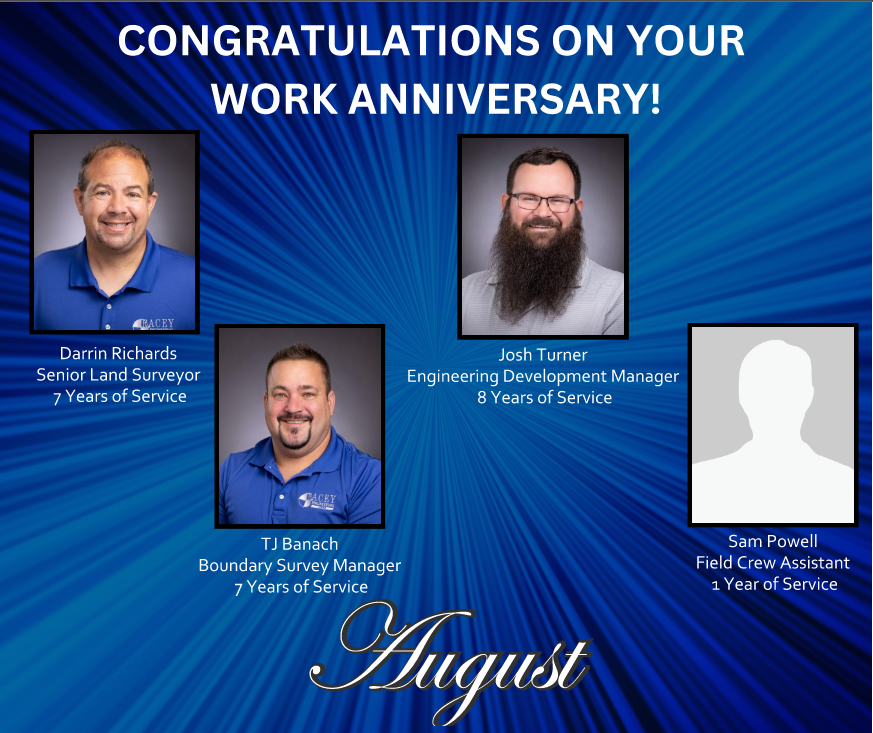 August Work Anniversaries 