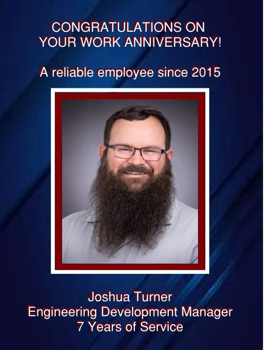 Josh Turner - 7 Years of Service